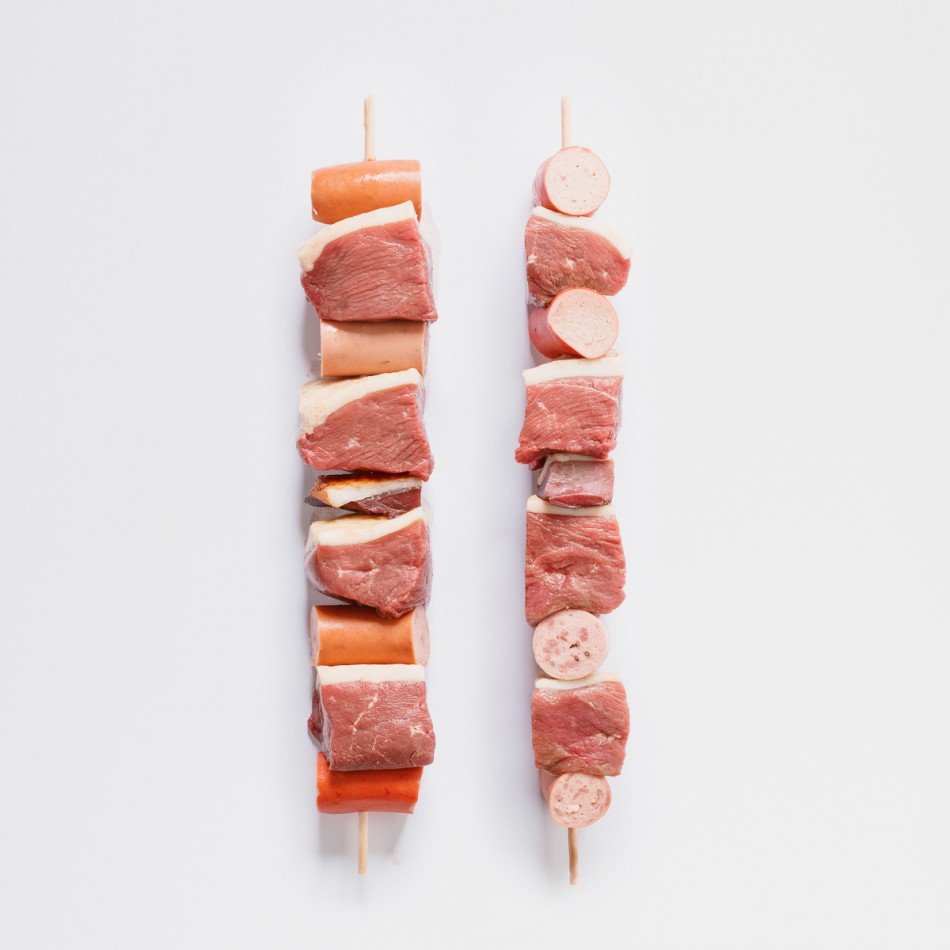 Brochette de canard