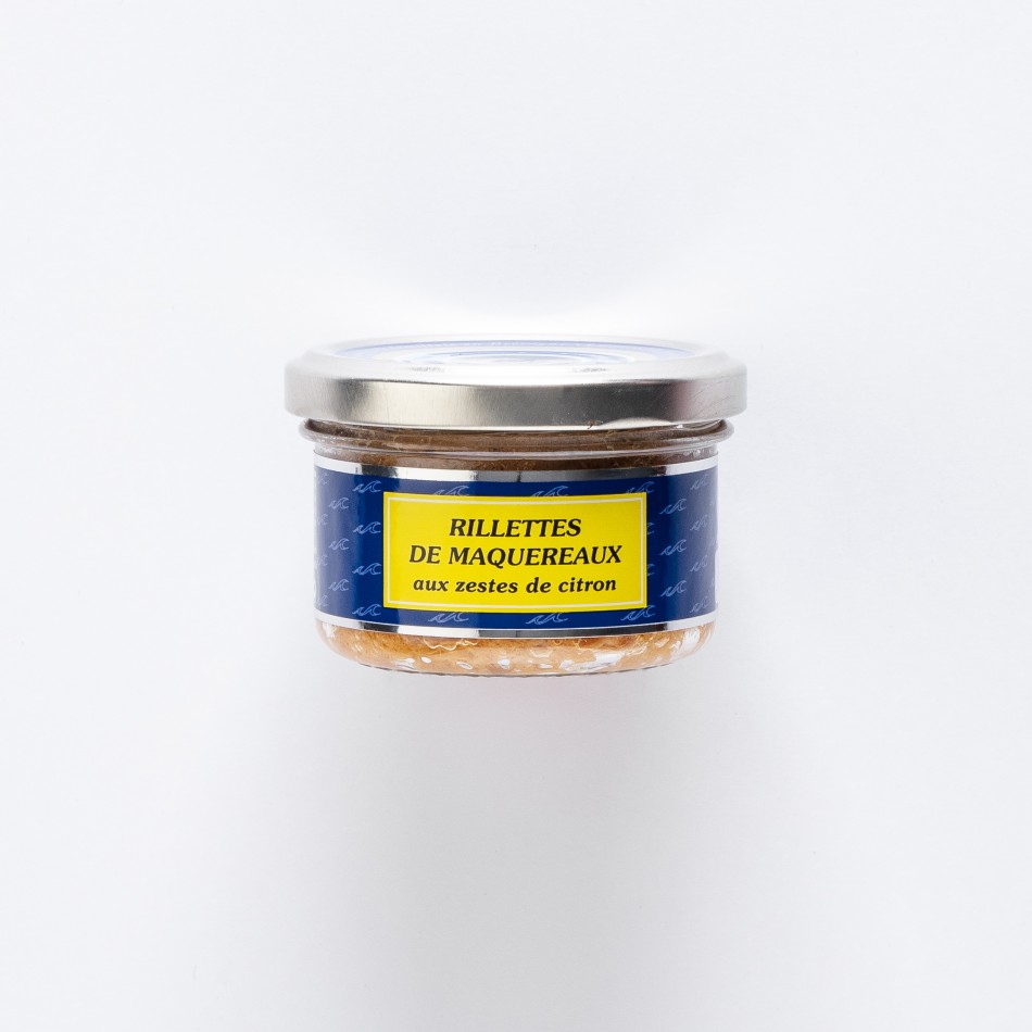 La Compagnie Bretonne du Poisson Rillettes de Maquereaux aux Zestes de Citron -78g