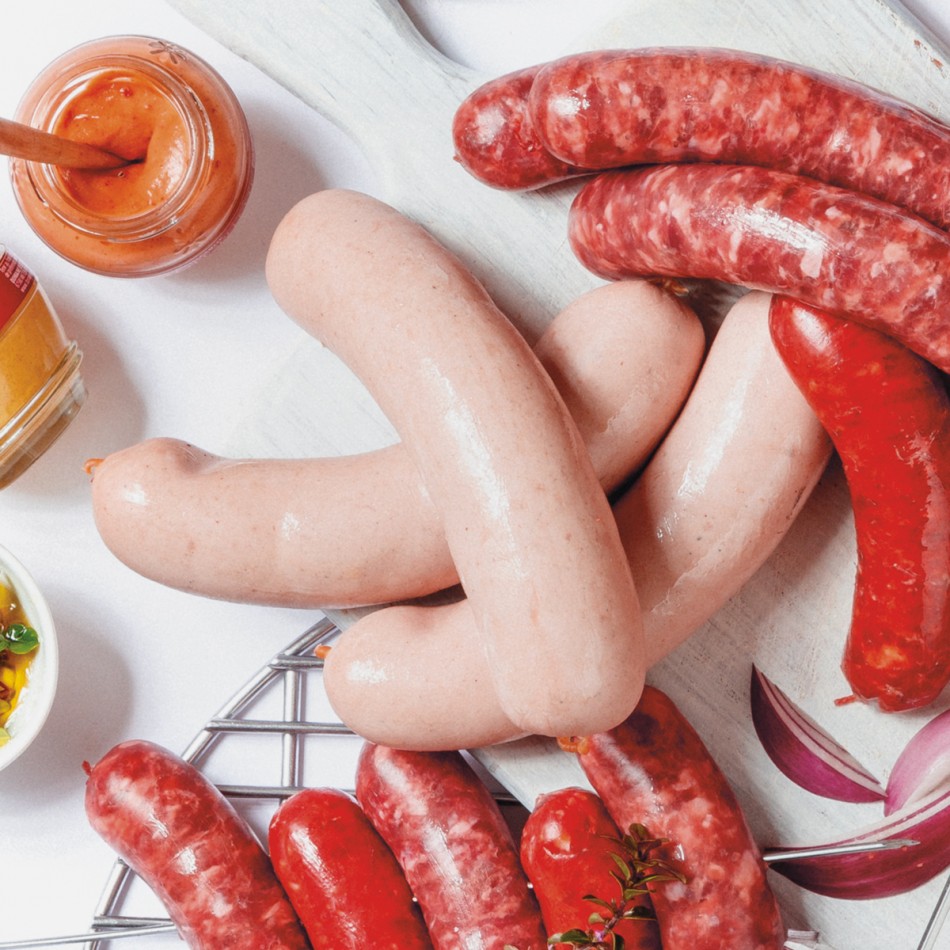 Saucisse blanche de canard