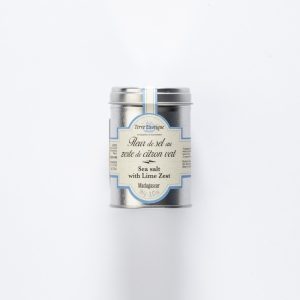 Terre Exotique Fleur de Sel aux Zestes de Citron Vert Madagascar