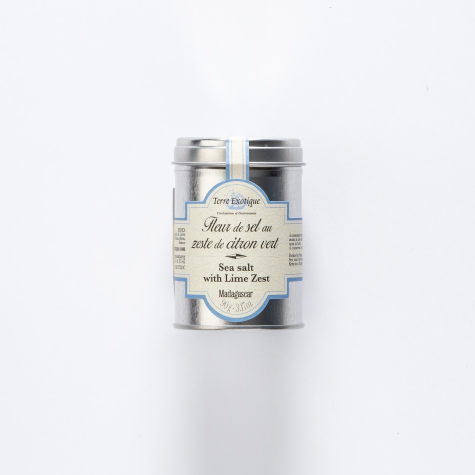 Terre Exotique Fleur de Sel aux Zestes de Citron Vert Madagascar
