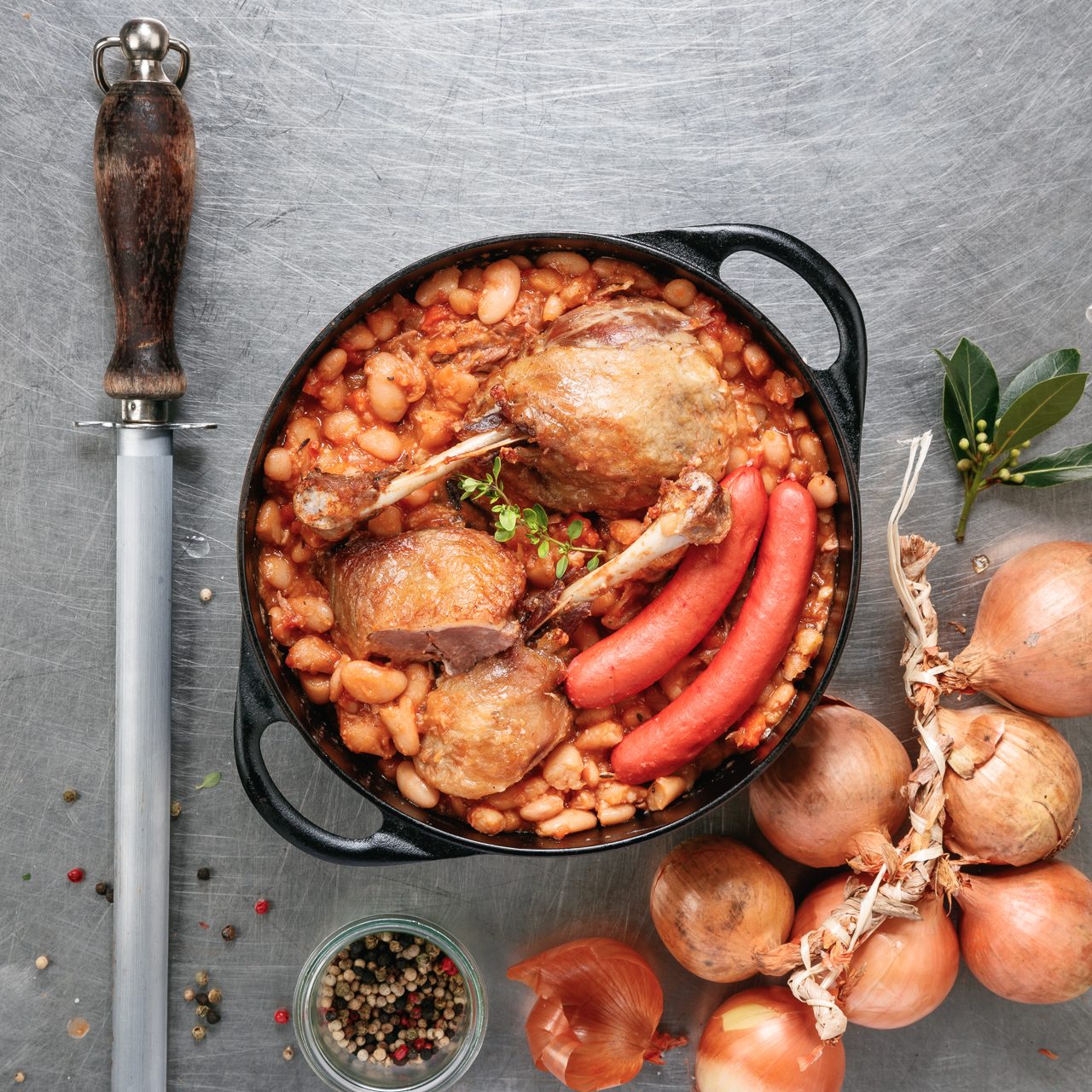 Cassoulet de canard 2 personnes