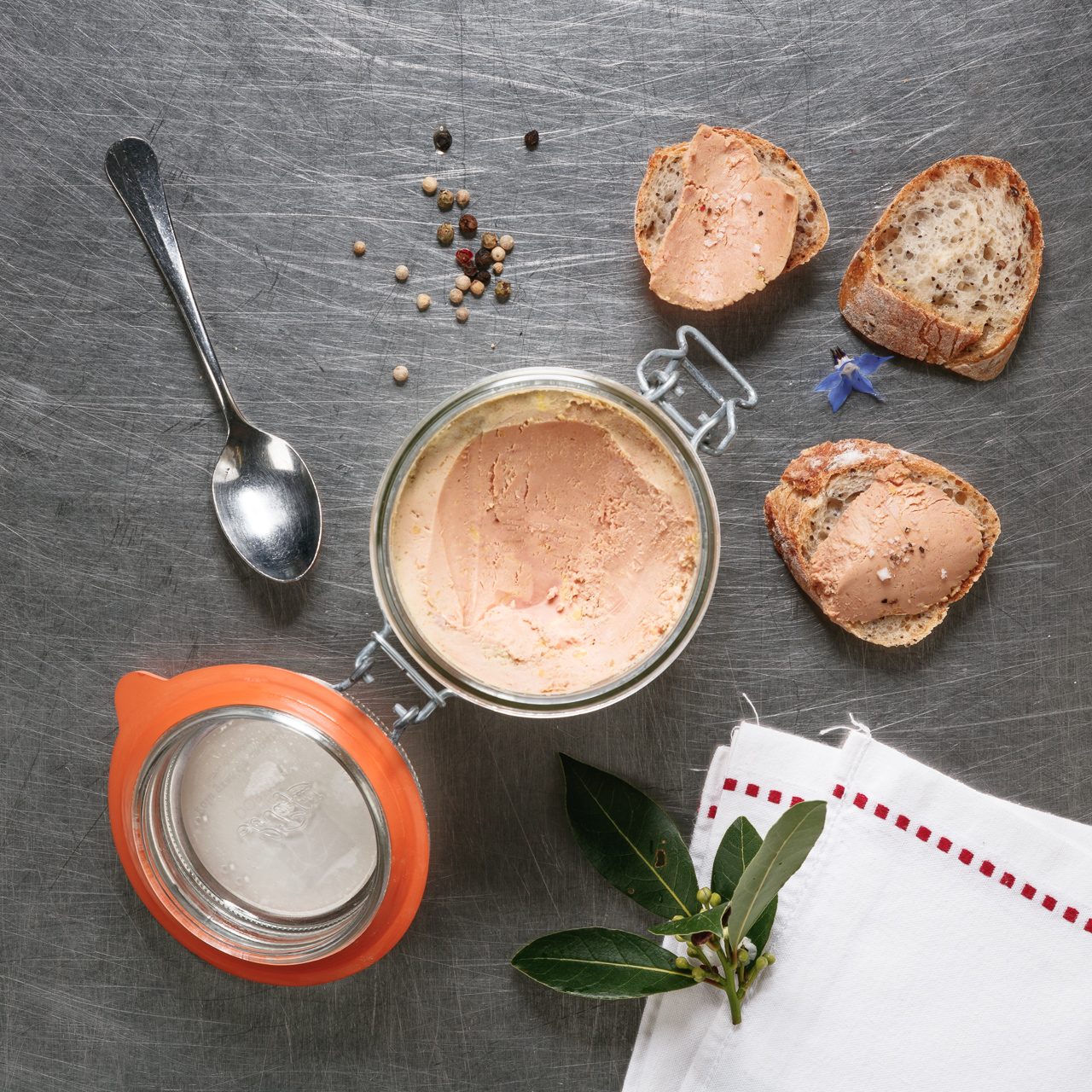 Conserve de foie gras de canard