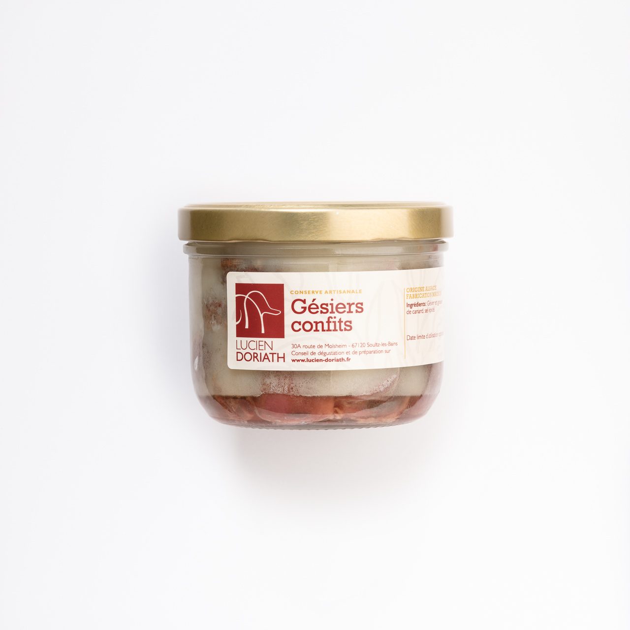 Conserve de gésiers confits