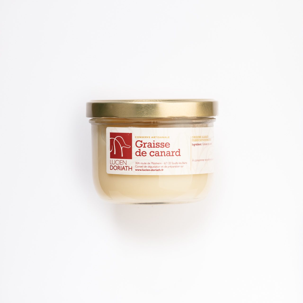 Conserve de graisse de canard