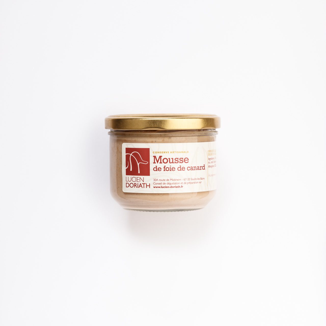 Conserve de mousse de foie de canard