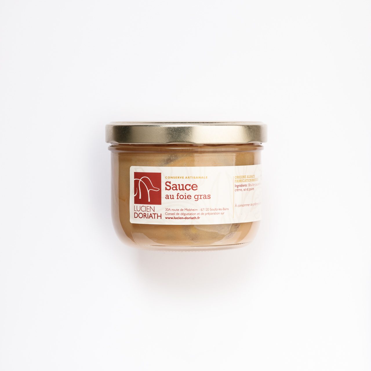 Conserve de sauce au foie gras