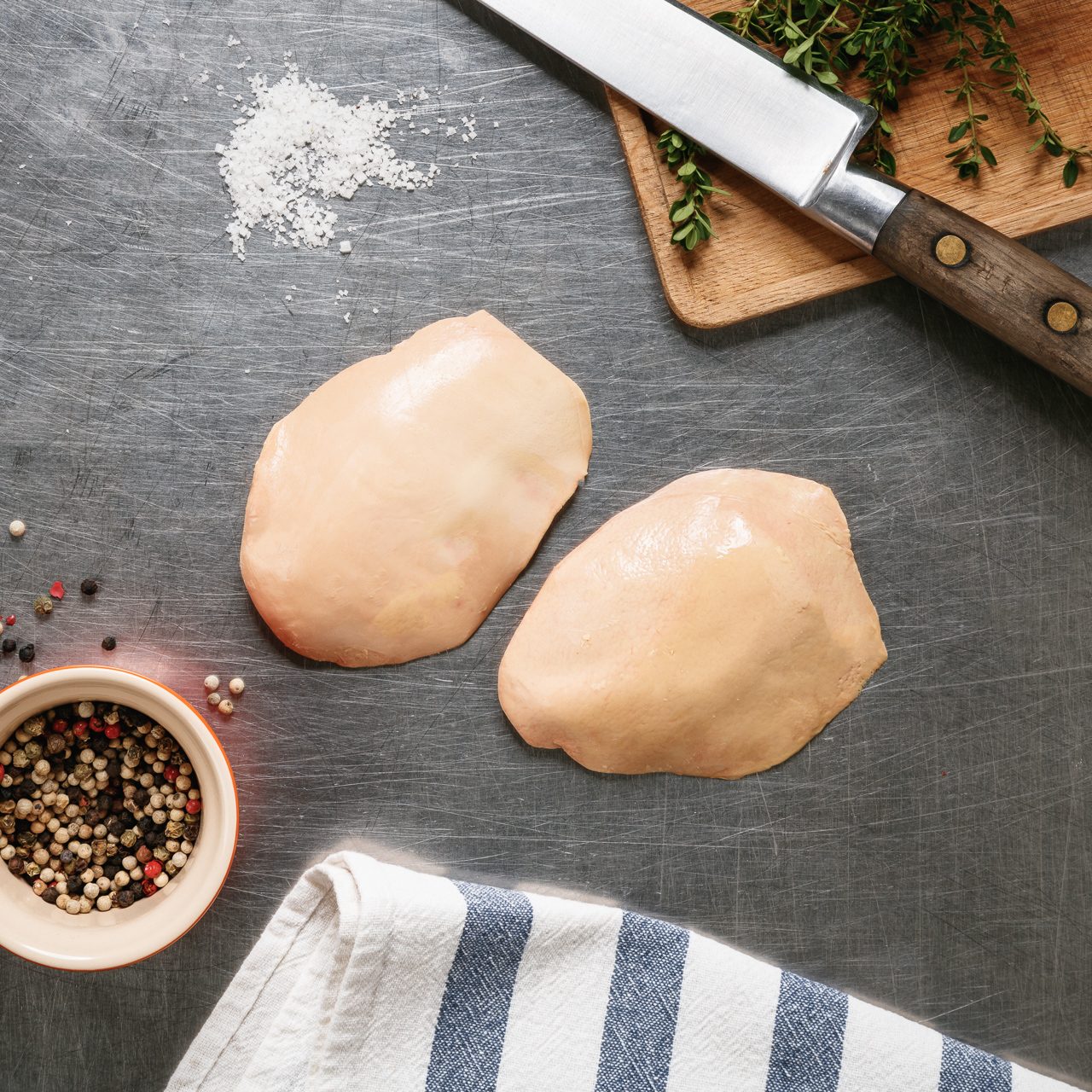 Escalopes de foie gras cru par 2