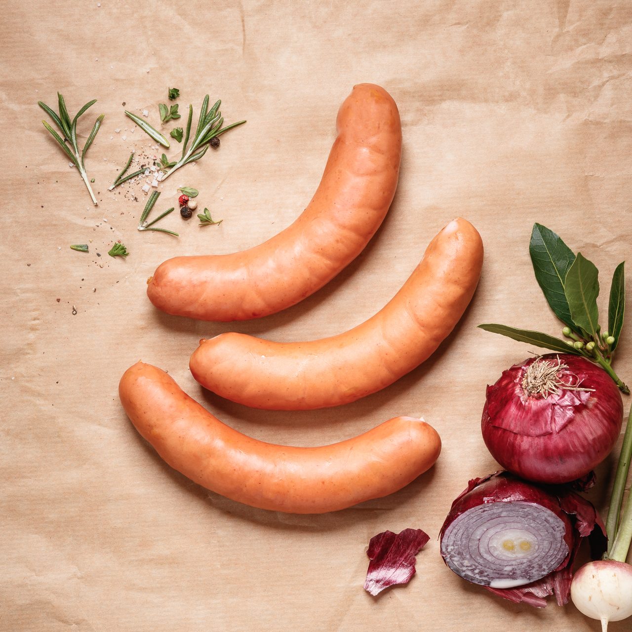 Saucisse de canard fumée au comté