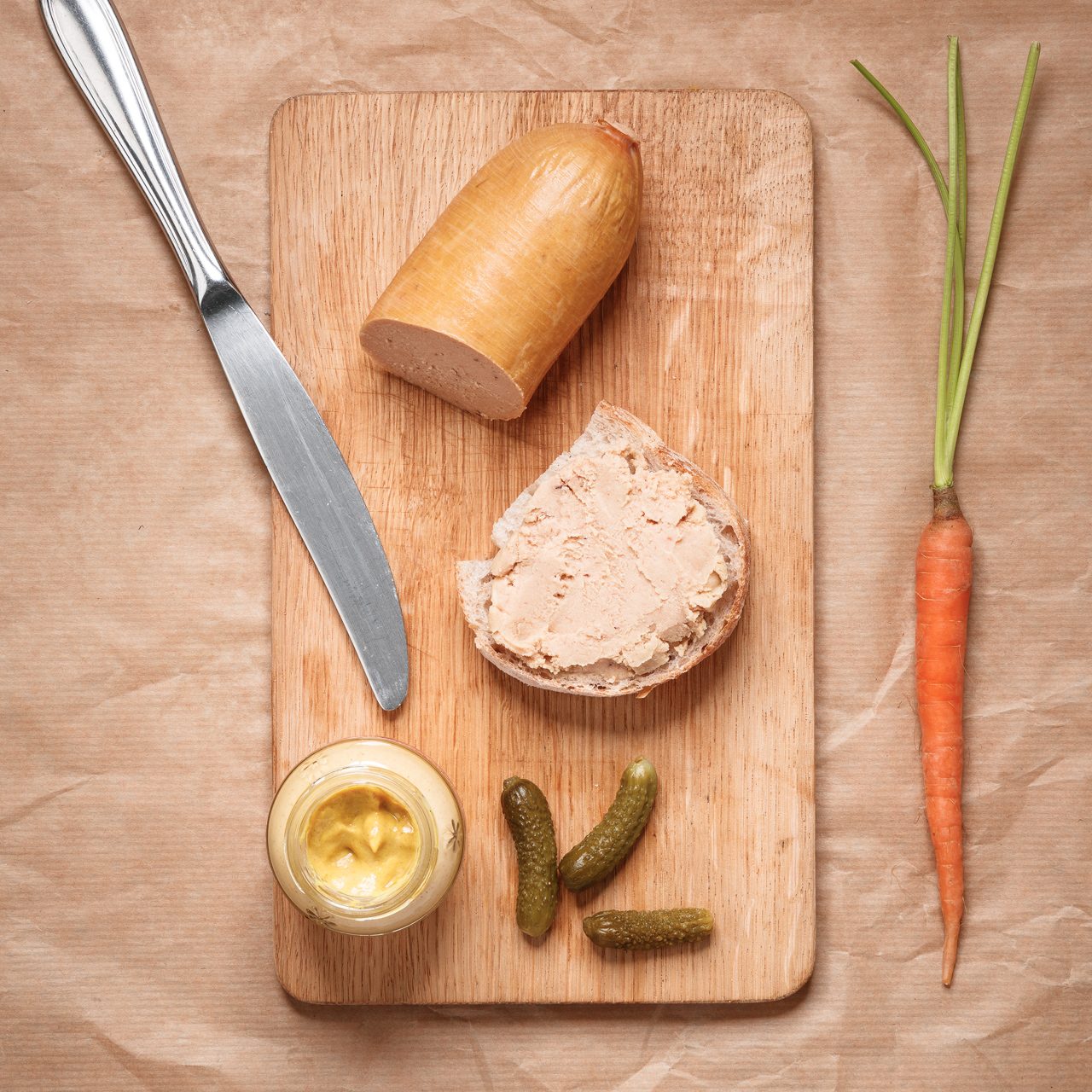 Saucisse de foie fumée