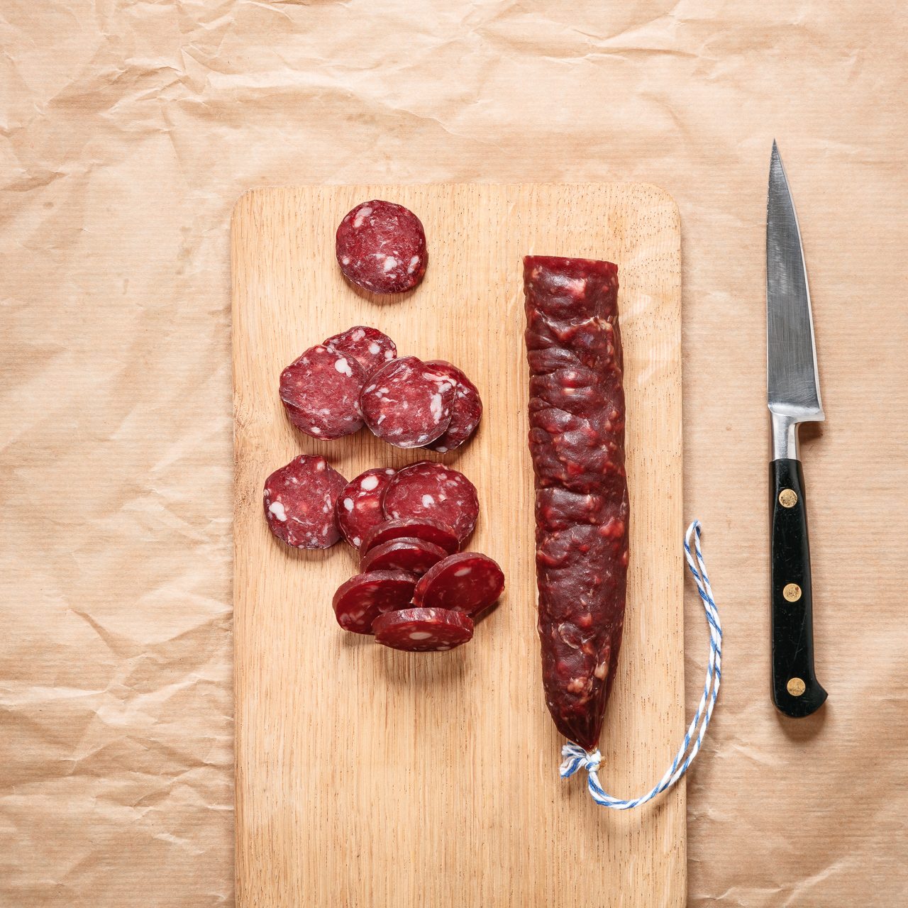 Saucisse sèche de canard