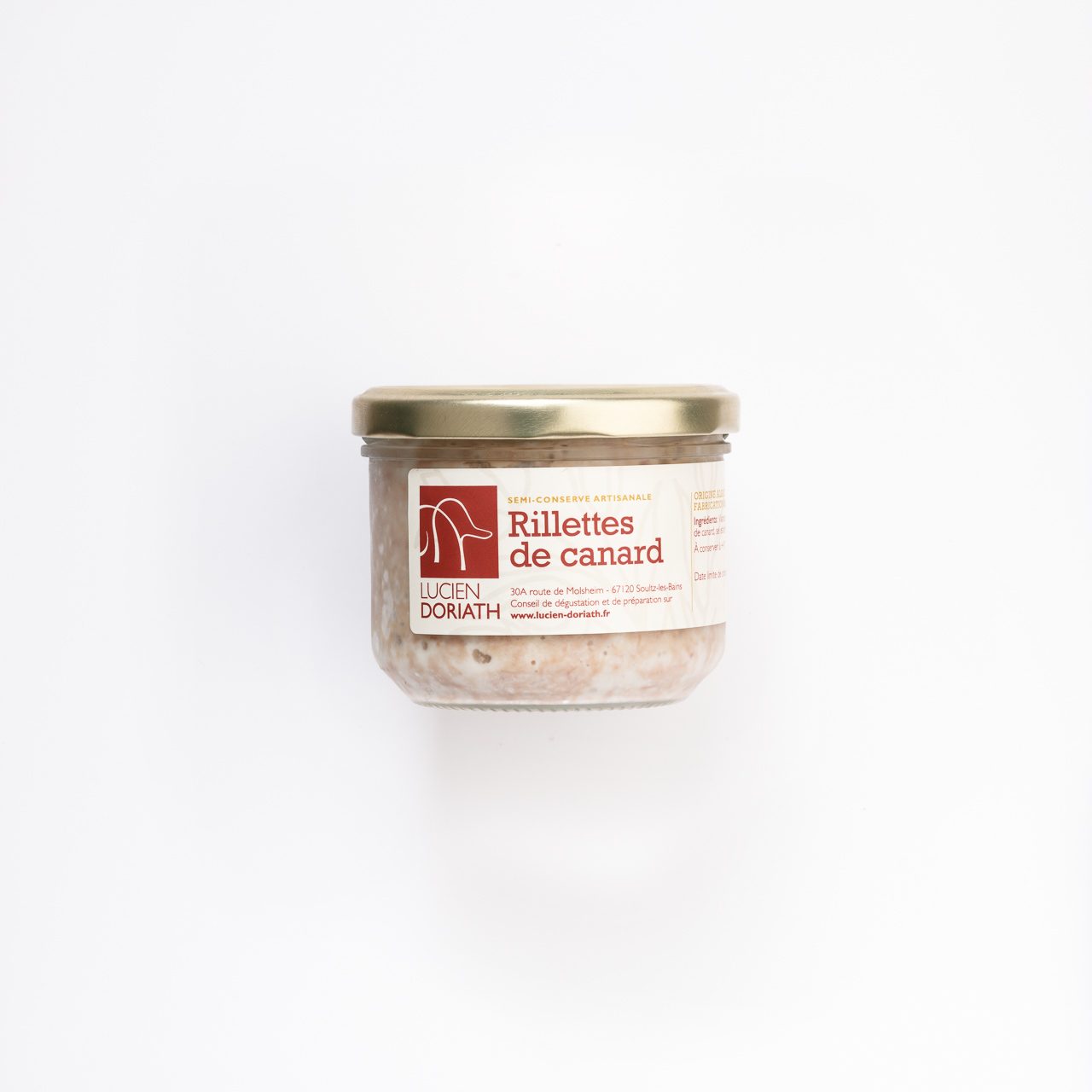 Semi-conserve de rillettes de canard
